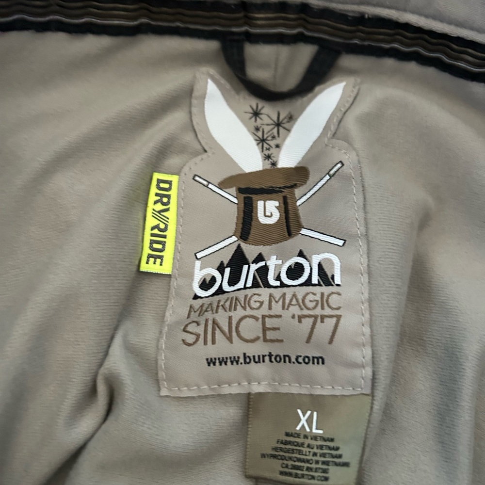 Burton Black Pattern Making Magic Since 1977 Snow… - image 2